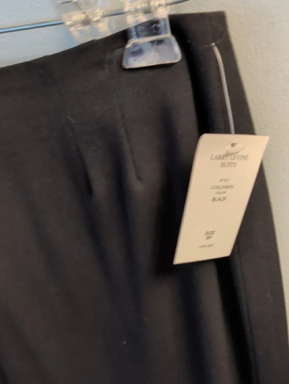 Larry Levine 3 piece Black Women's Suit Jacket, Pants,Skirt Set
